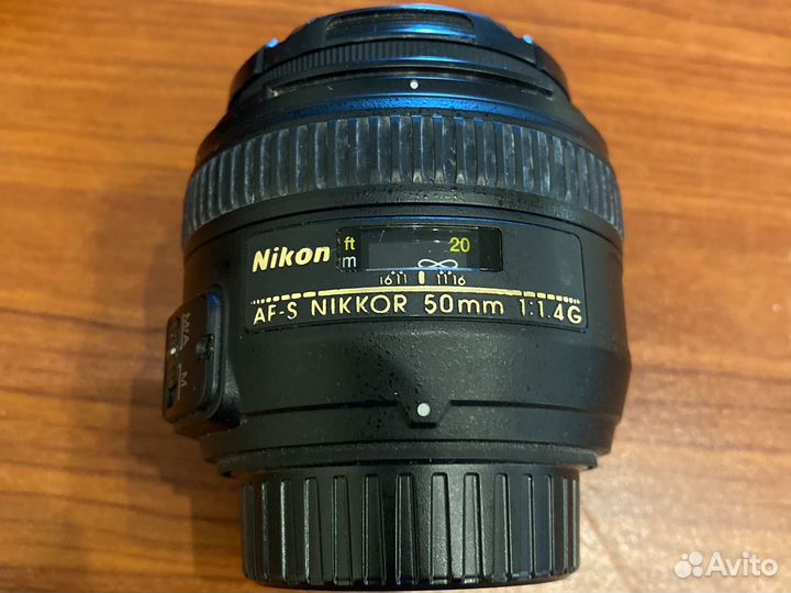 Объектив nikon nikkor af-s 50 mm f/1.4g