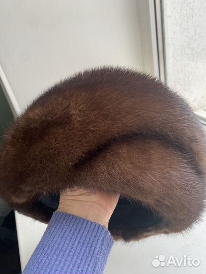 Шапка норковая женская