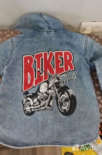 Джинсовые куртки для мальчика 98 и 110