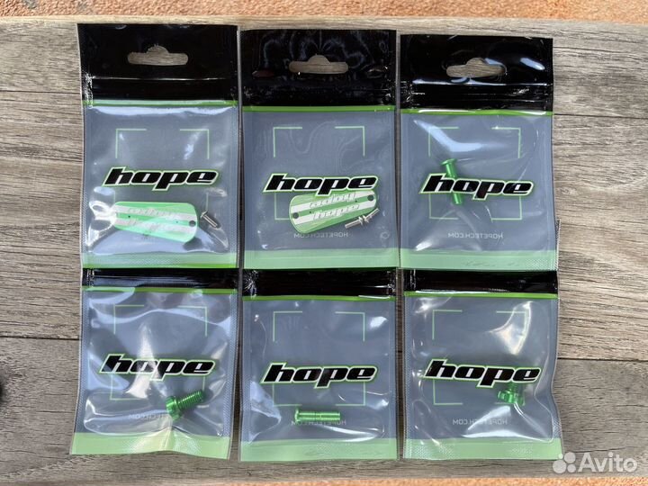 Запчасти для тормозов - Hope в цвете Green