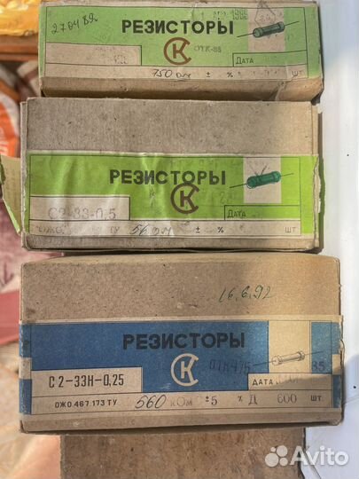 Резисторы СССР