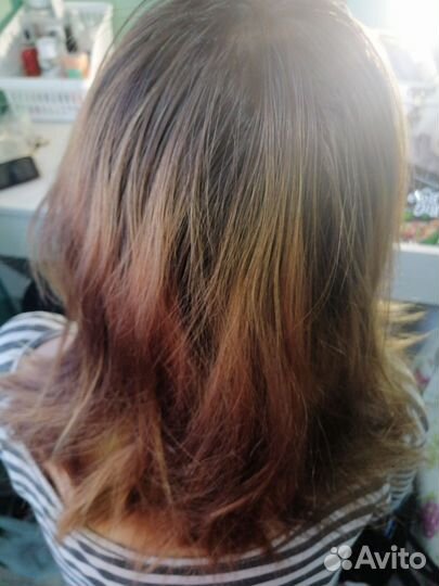 Стрижка и окрашивание волос