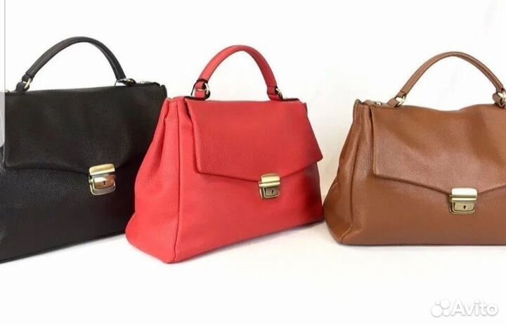 Сумка натуральная кожа италия новая
