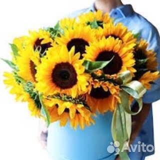 Подсолнухи букет