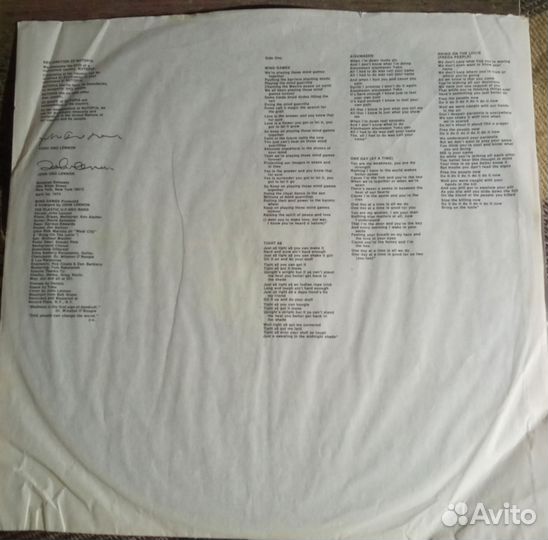 John lennon mind games 1973 apple USA