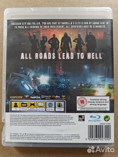 Resident Evil: Operation Racoon City ps3