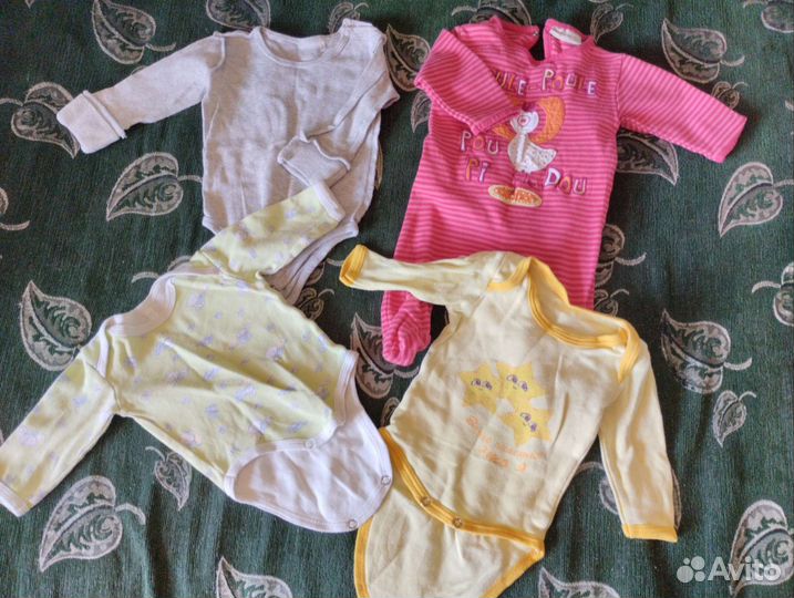 Детская одежда пакетом от 0 до 2 мес