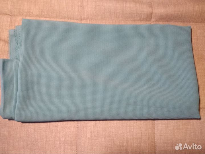 Отрез ткани СССР Блузочная бирюза