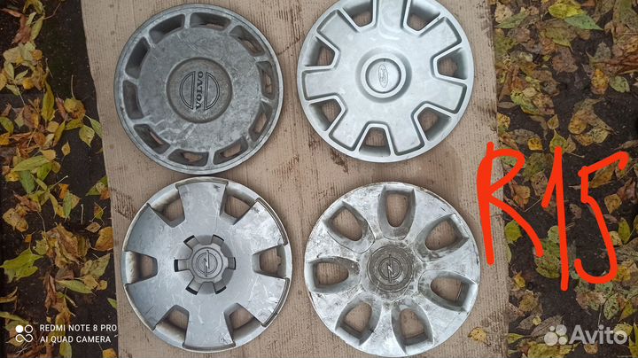 Колпаки на колеса поштучно разный радиус