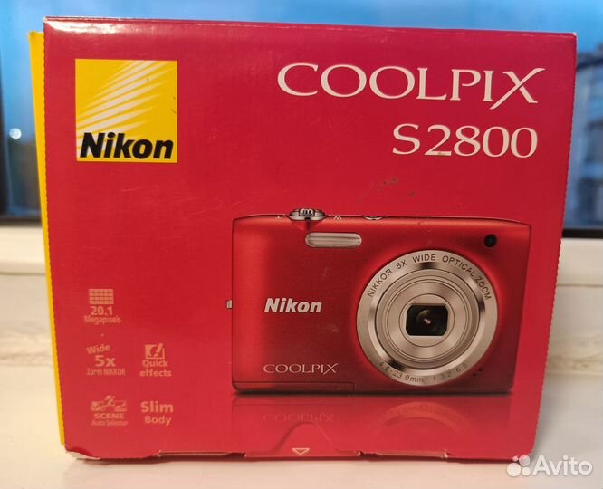 Компактный фотоаппарат Nikon (coolpix S2800)