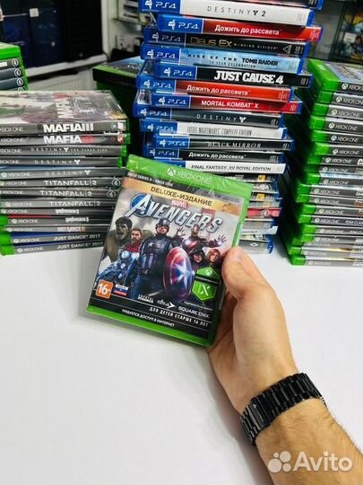 Xbox One Marvel Avengers Мстители Марвел Deluxe