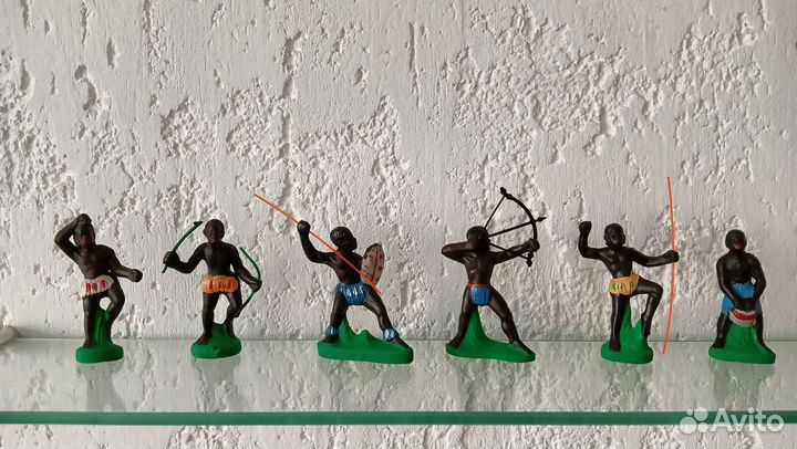 Солдатики СССР Зулусы набор 2