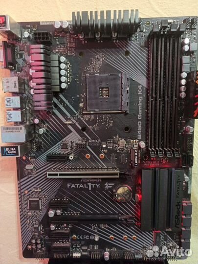 Материнская плата ASRock Fatal1ty B450, hdmi,s am4