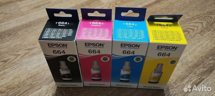 Чернила epson 664