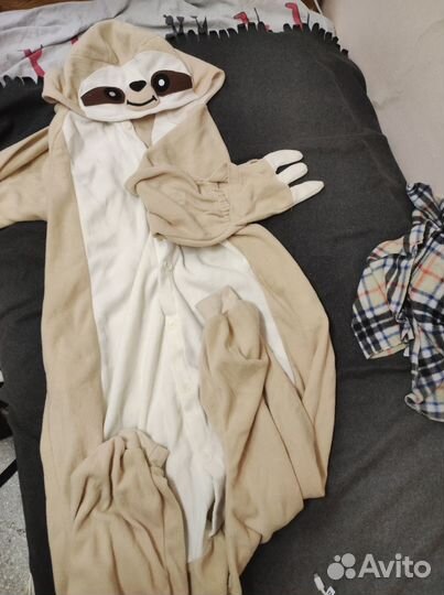 Пижама кигуруми ленивец