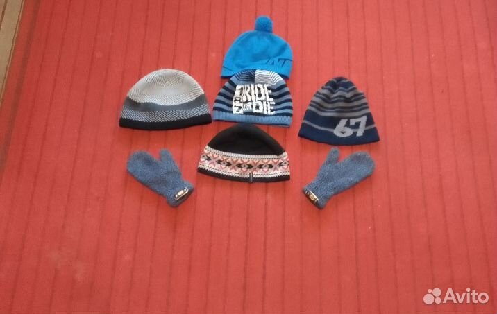 Детские мужские шапки и варяжки