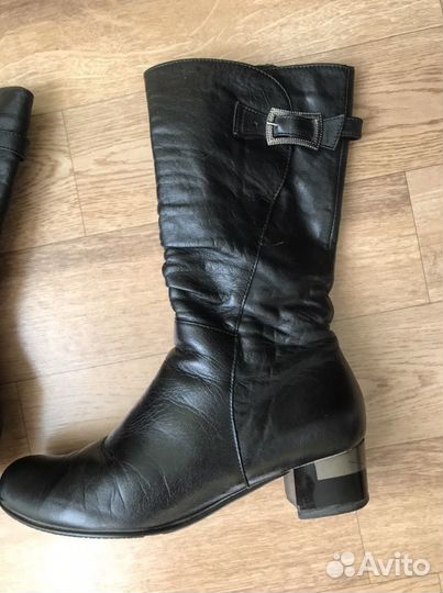 Сапоги натуральная кожа 37 38