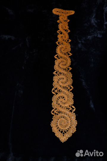 Кружево на коклюшках. Галстук