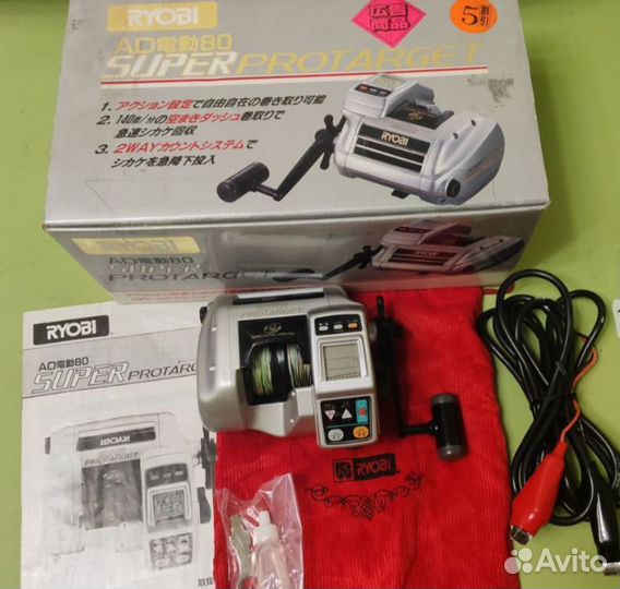 Морская электрокатушка на треску Ryobi ad 80