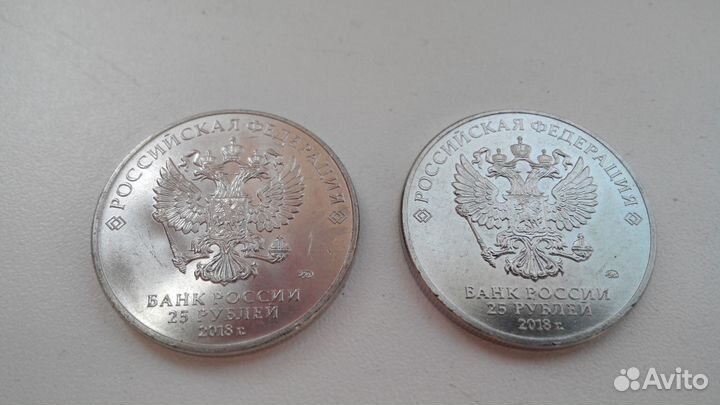 Монеты (забивака и эмблема Фифа)