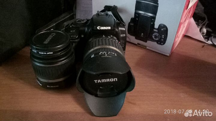 Canon 400d и 2 объектива