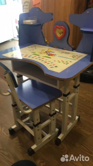 Растущий стол и стул