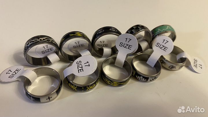 Кольца в ассортименте