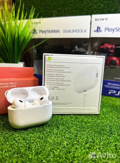Airpods Pro 2 Gen. с чехлом и гарантией на надежность
