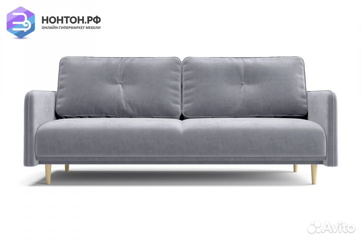 Диван книжка Эстет серый