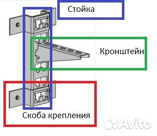 Стеллаж металлический для гаража, склада