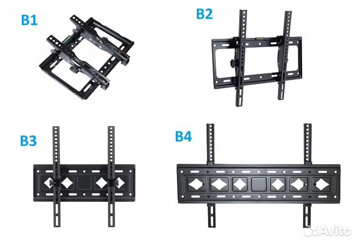 Кронштейн тв, LED, LCD. Hoвыe. Гарантия. Доставка