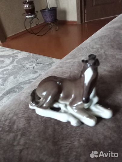 Статуэтка лошадь,клеймо Лфз