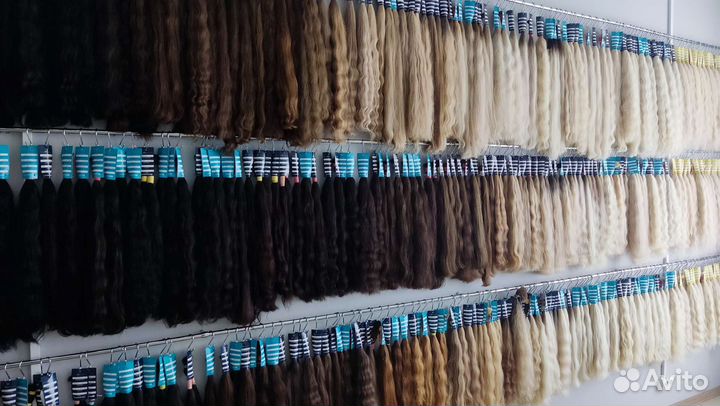 Волосы для наращивания в срезах