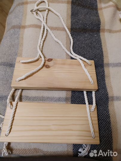 Полочка двойная массив сосны