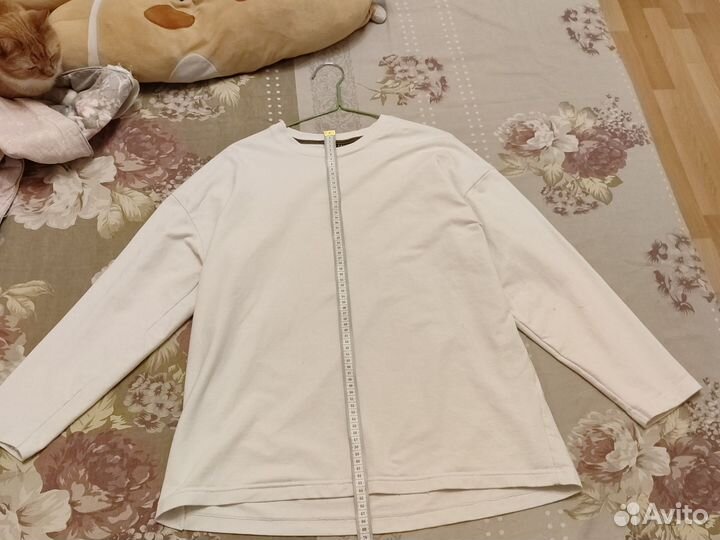 Лонгслив белый