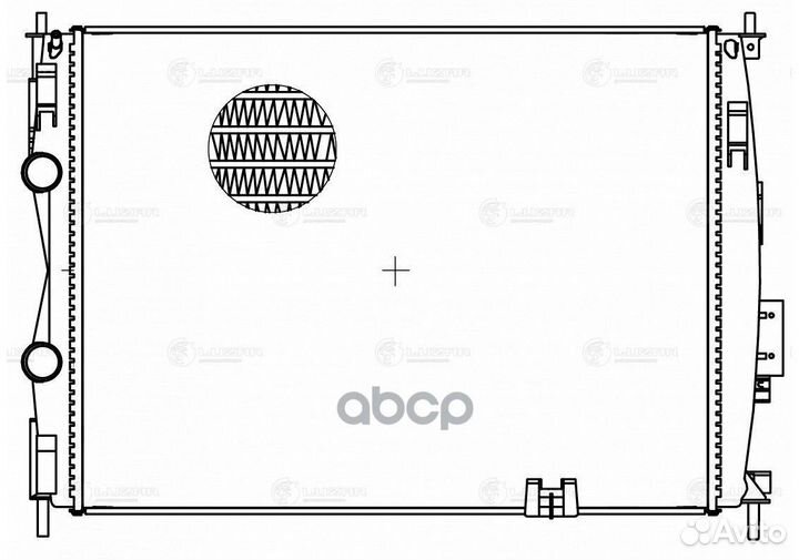 Радиатор охлаждения двигателя nissan qashqai 06