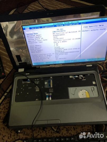 Материнская плата для ноутбука HP G7