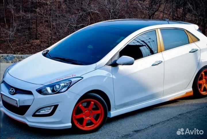 Обвес на Хундай i30. Накладки на передний и задний