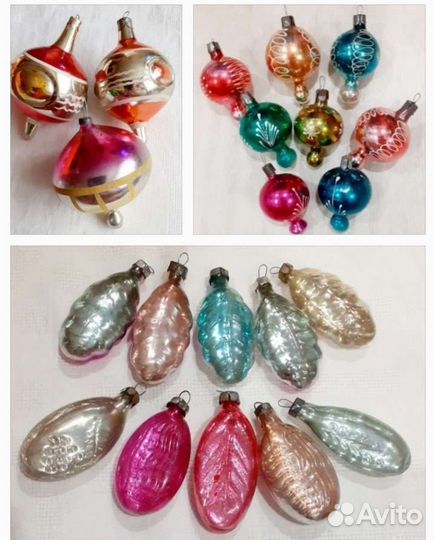 Елочные игрушки СССР. Красивые подвесочки