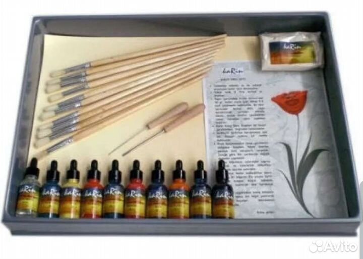 Краски набор Эбру Karin Kolay Ebru Seti, 35x50cm