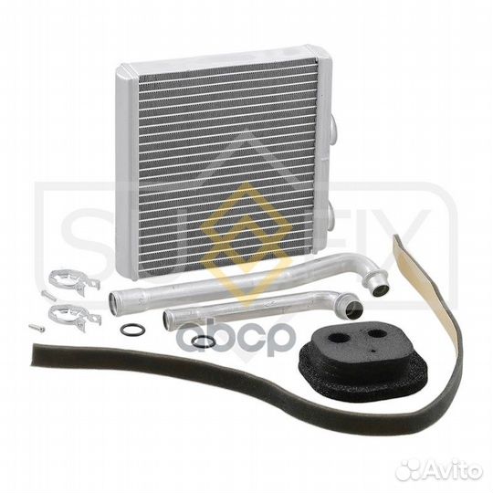 Радиатор отопителя (166x190x26, паяный, алюминий)