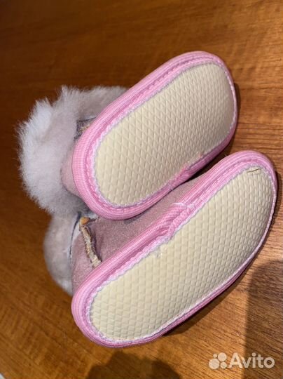 Чуни из овчины детские пинетки тапочки 18-20размер
