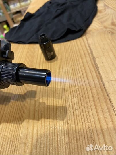 Газовая горелка мини узи с прикладом и магазином