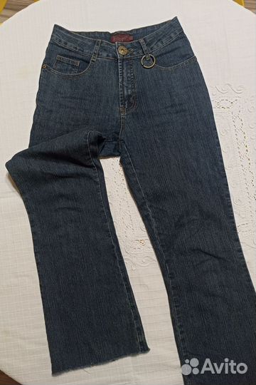 Винтажные джинсы клеш
