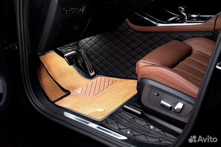 3D Коврики Chevrolet из Экокожи