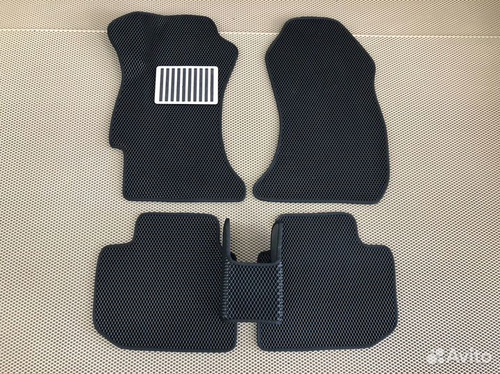 Коврики EVA (ева) Subaru XV + подпятник