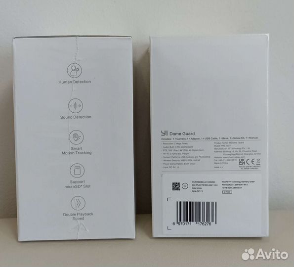 Камера видеонаблюдения Xiaomi Yi Dome Guard 360