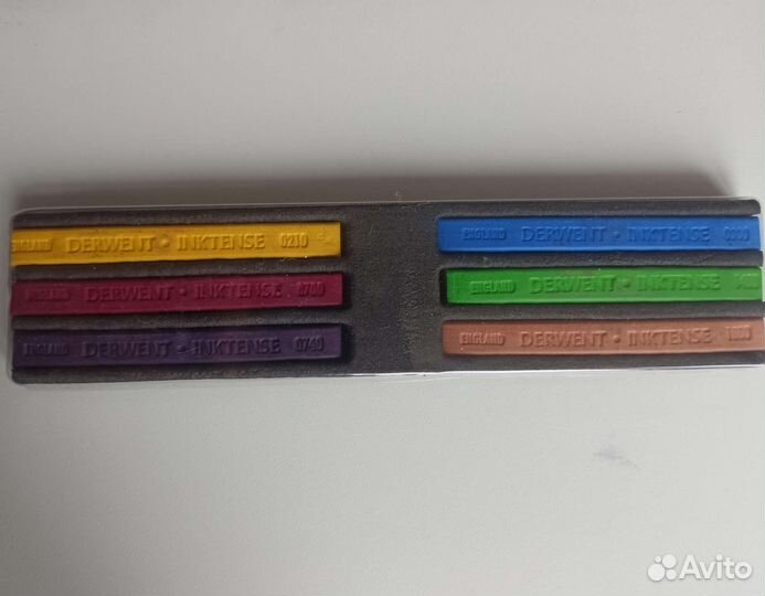Акварельные (чернильные) блоки Derwent Inktense