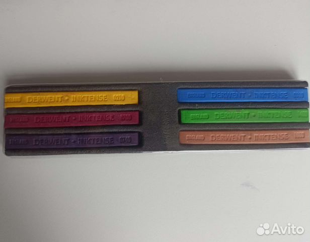 Акварельные (чернильные) блоки Derwent Inktense