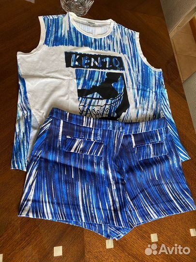 Костюм женский с шортами и брюками Kenzo, Pink